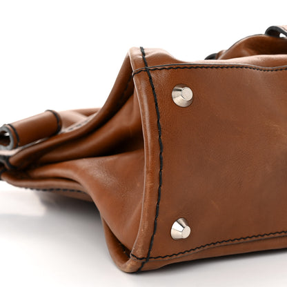 Chloe Calfskin Edith Satchel Ecureil Brown 8 of 9