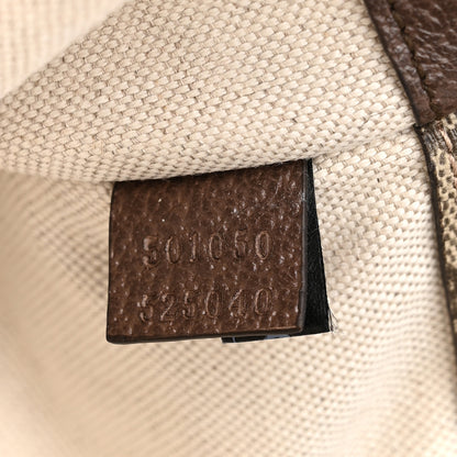 Gucci GG Supreme Monogram Web Small Neo Vintage Double Flap Messenger Bag Beige New Acero 8 of 13