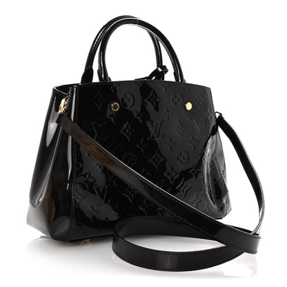 Louis Vuitton Vernis Montaigne BB Amarante 3 of 9