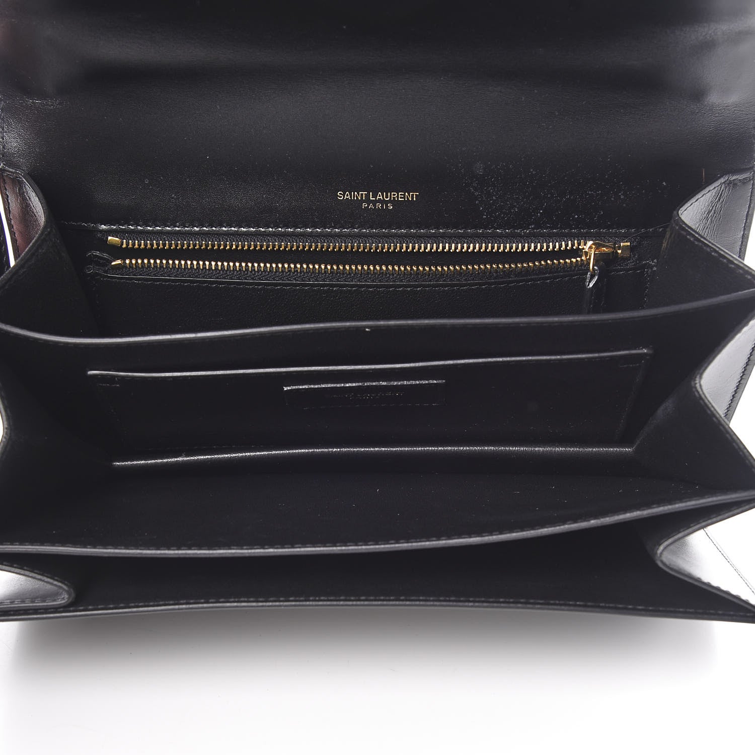 Saint Laurent Smooth Calfskin Medium Domino Shoulder Bag Black 5 of 13