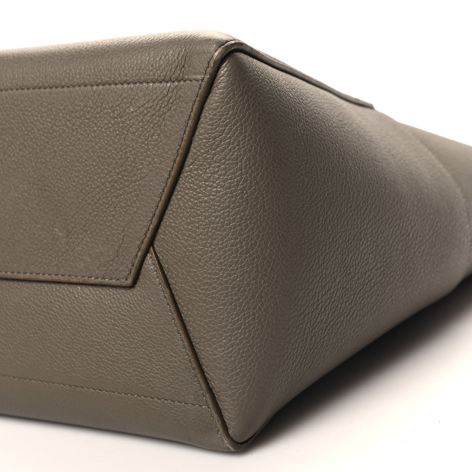 Celine Soft Grained Calfskin Sangle Bucket Bag Taupe 10 of 12