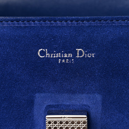 Christian Dior Suede Large Diorever Flap Navy 5 of 8