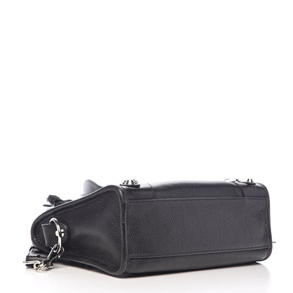 Balenciaga Grained Calfskin Classic Silver Hardware Mini City Black 4 of 10
