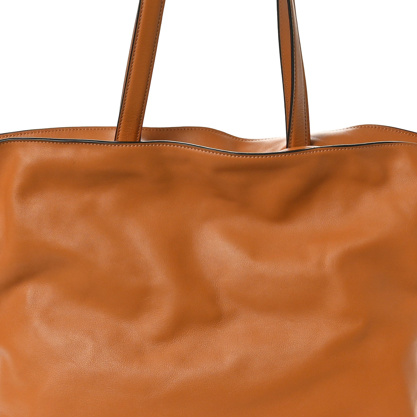 Calfskin Large Flamenco Knot Bag Warm Desert