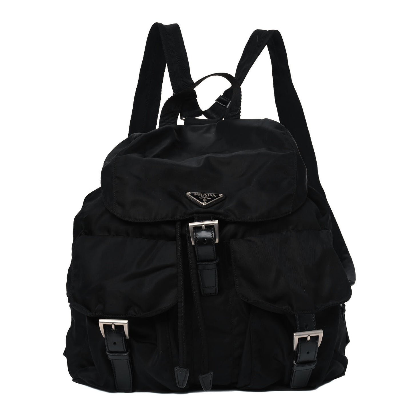 Nylon Vela Medium Backpack Black