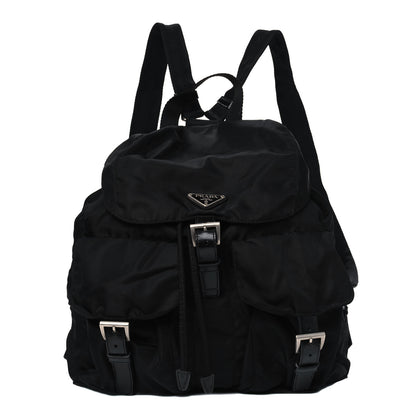 Prada Nylon Vela Medium Backpack Black 1 of 7