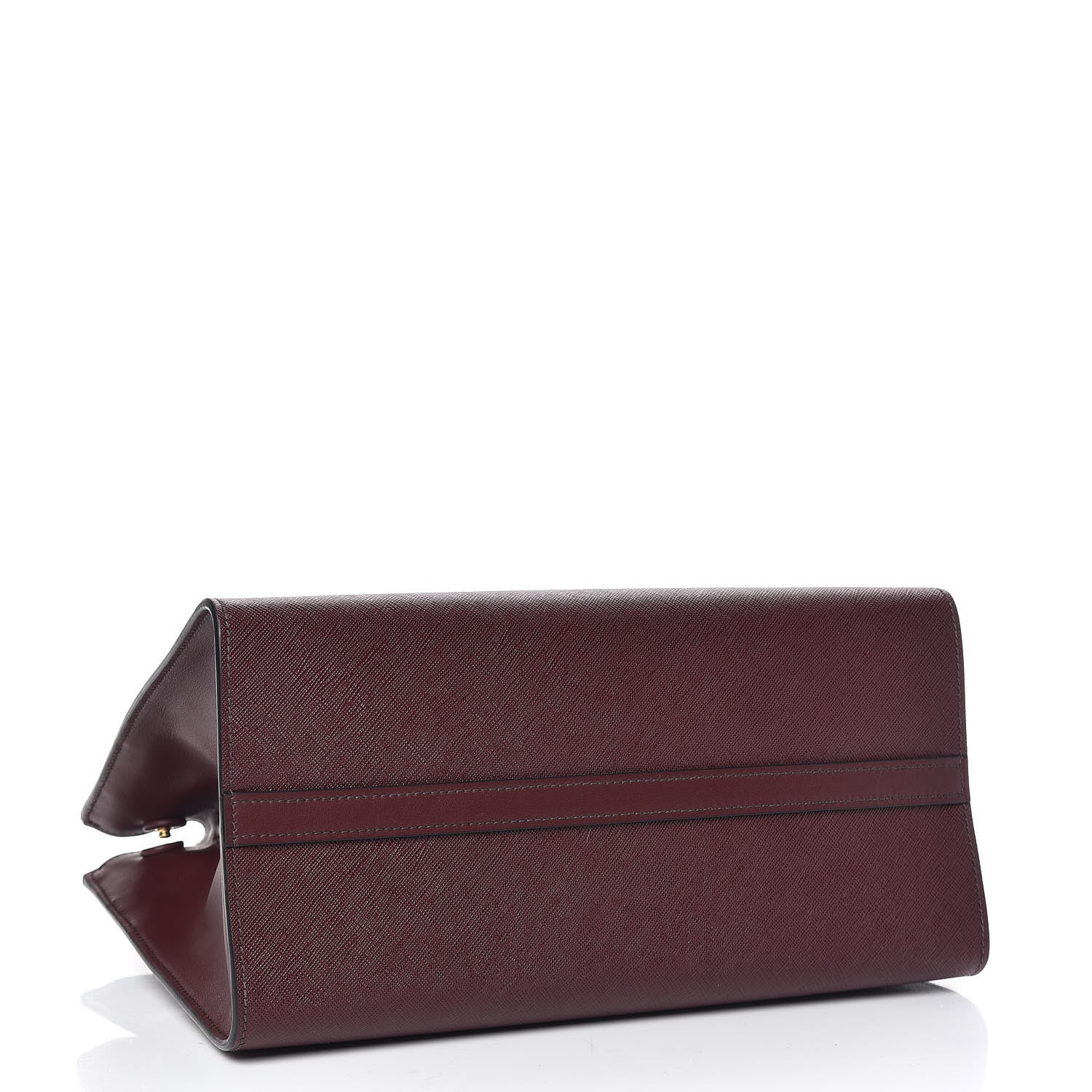 Prada Saffiano Greche Medium Paradigme Bag Granato Petalo 4 of 9