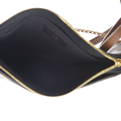 Louis Vuitton Monogram Pallas Clutch Black 5 of 10