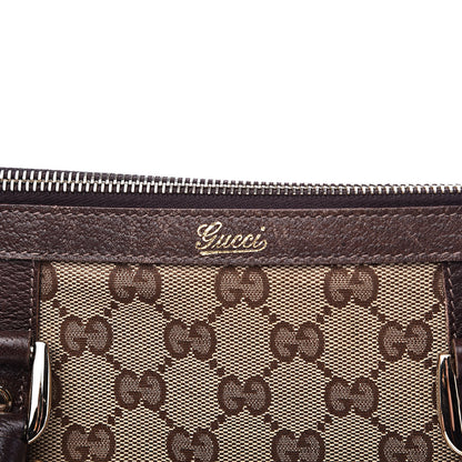 Gucci Monogram Small Abbey Boston Dark Brown 7 of 19