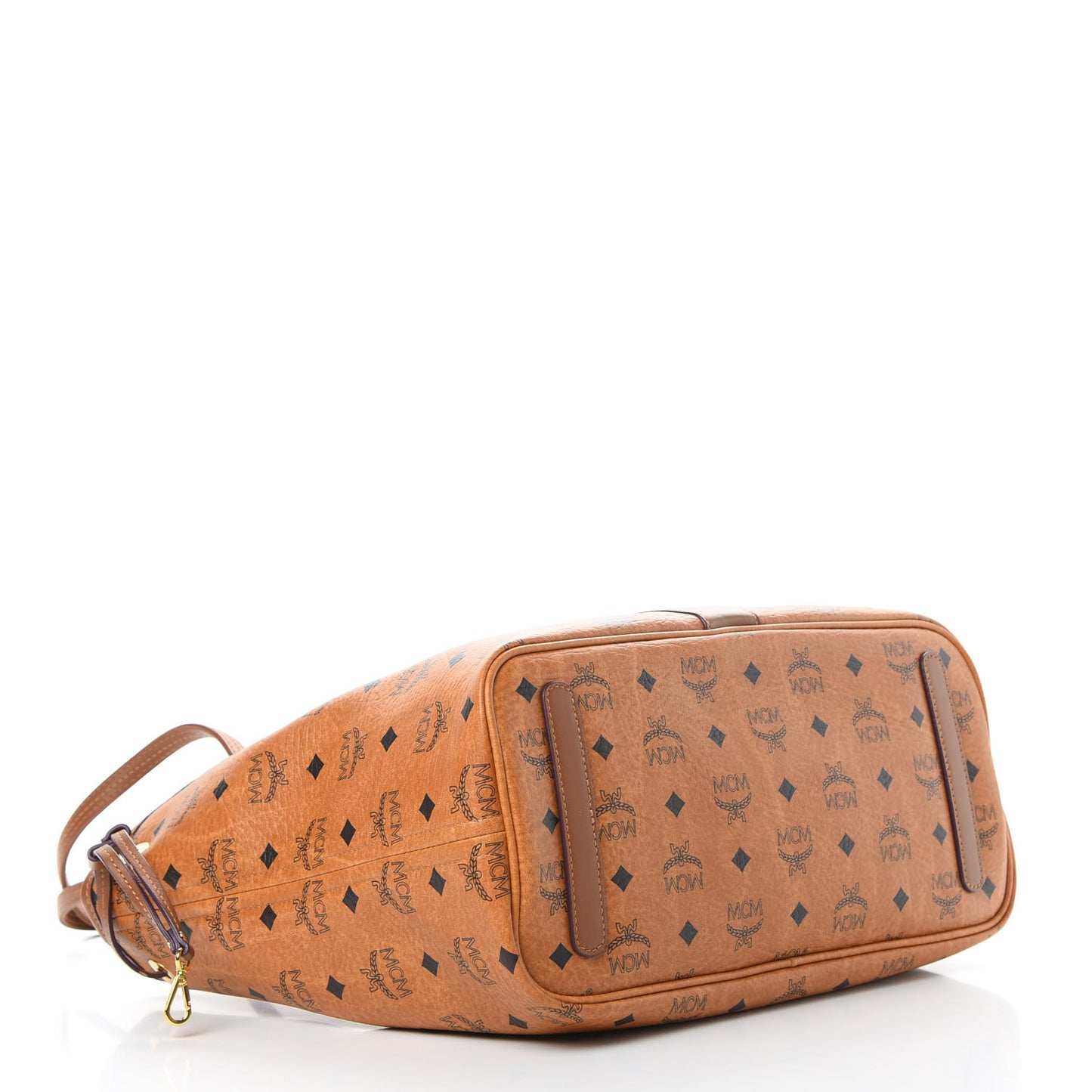 Visetos Medium Liz Reversible Shopper Tote Cognac