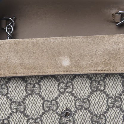 Gucci GG Supreme Monogram Super Mini Dionysus Shoulder Bag Taupe 9 of 10