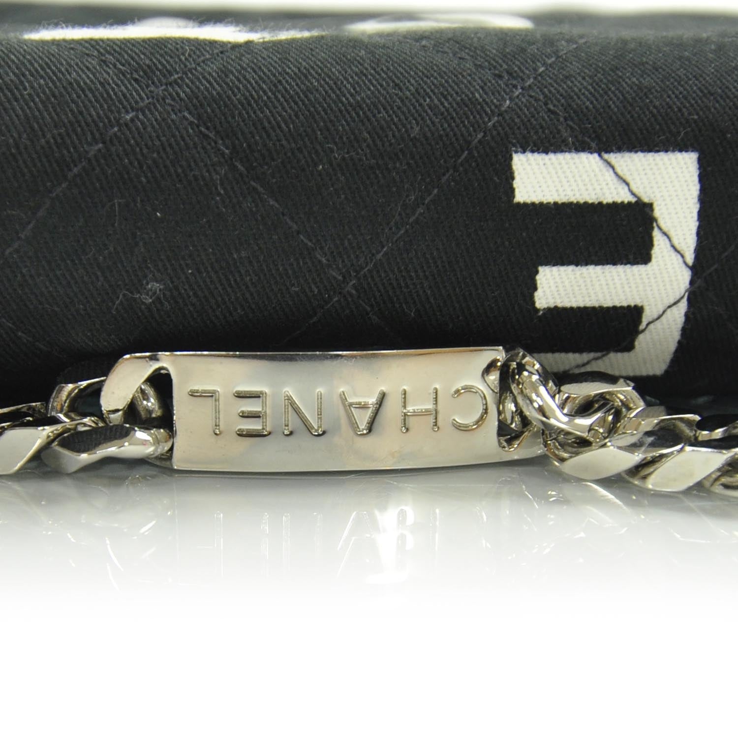 Chanel Canvas Quilted Coco ID Chain Bag Black 6 of 11