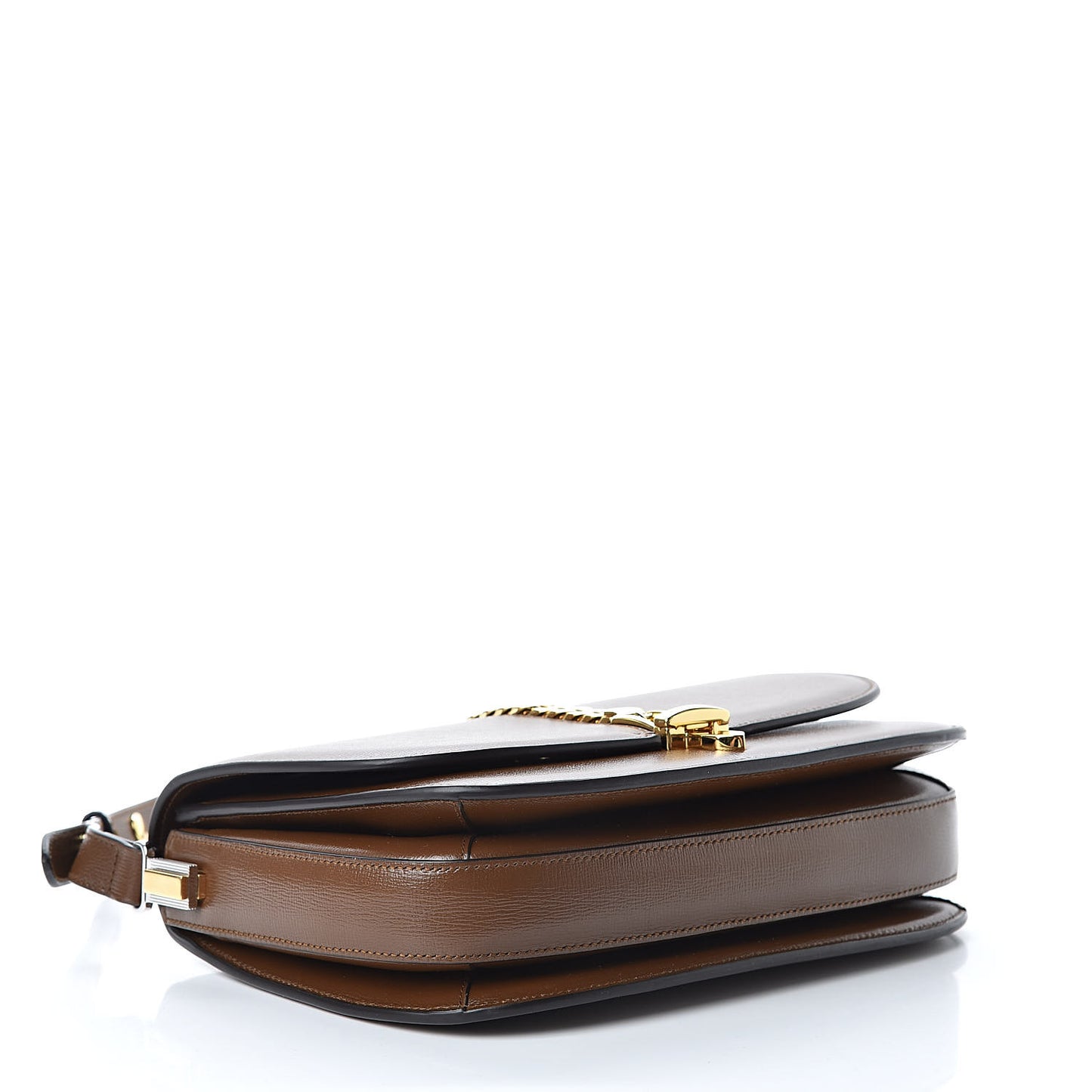 Azalea Calfskin Small Sylvie 1969 Flap Messenger Bag Cuir