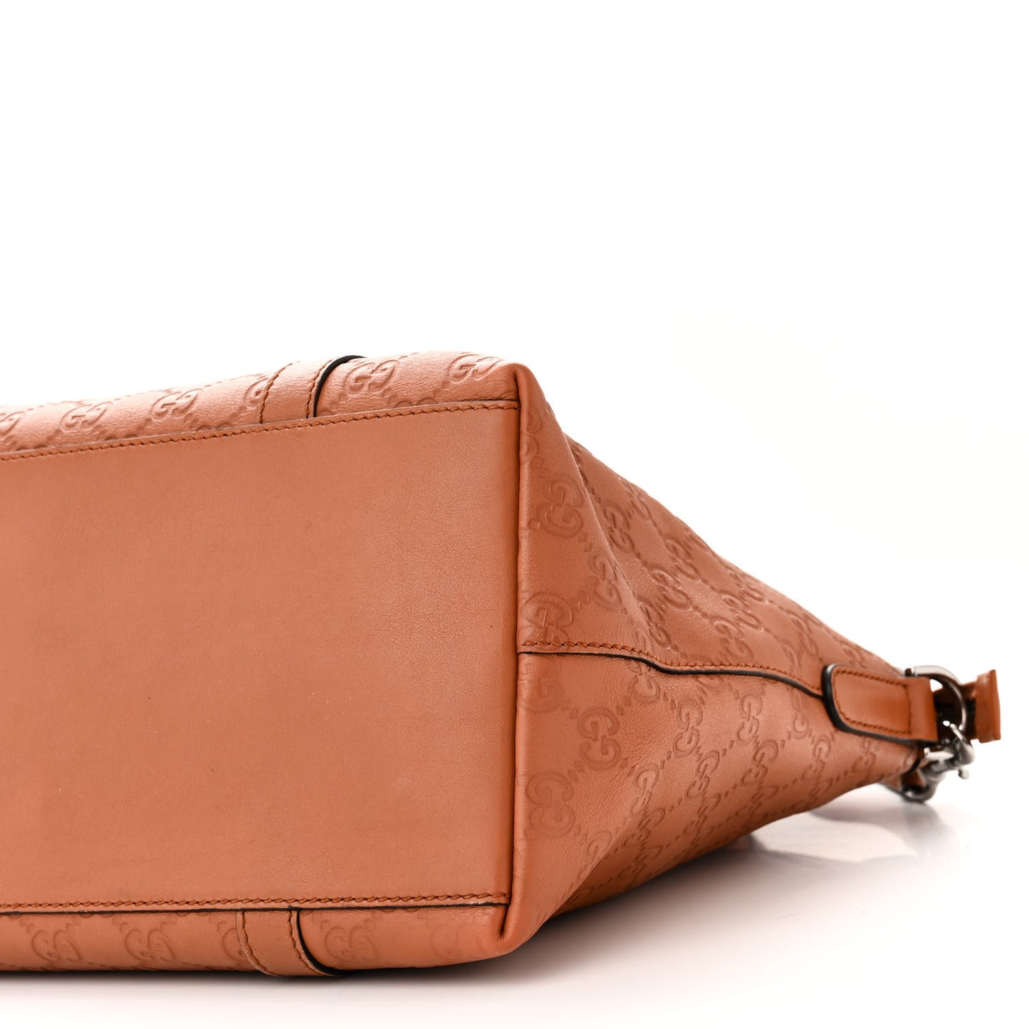 Guccissima Medium GG Charm Dome Satchel Brown