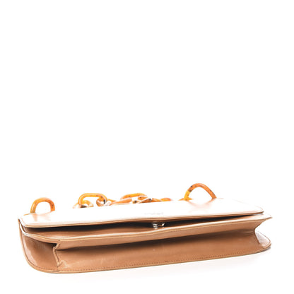 Prada Goatskin Swing Chain Shoulder Bag Beige 4 of 12