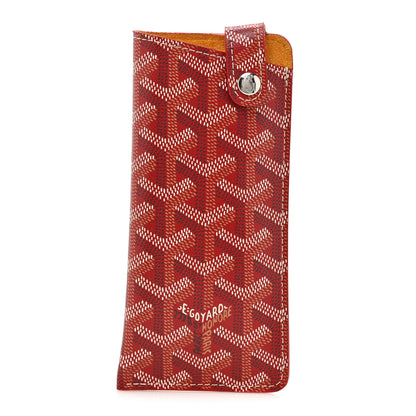 Goyard Goyardine Montmartre Glasses Case Red 1 of 7