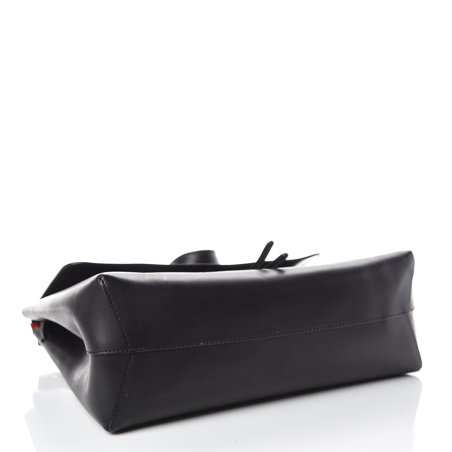Mansur Gavriel Calfskin Lady Bag Black Flamma 4 of 13