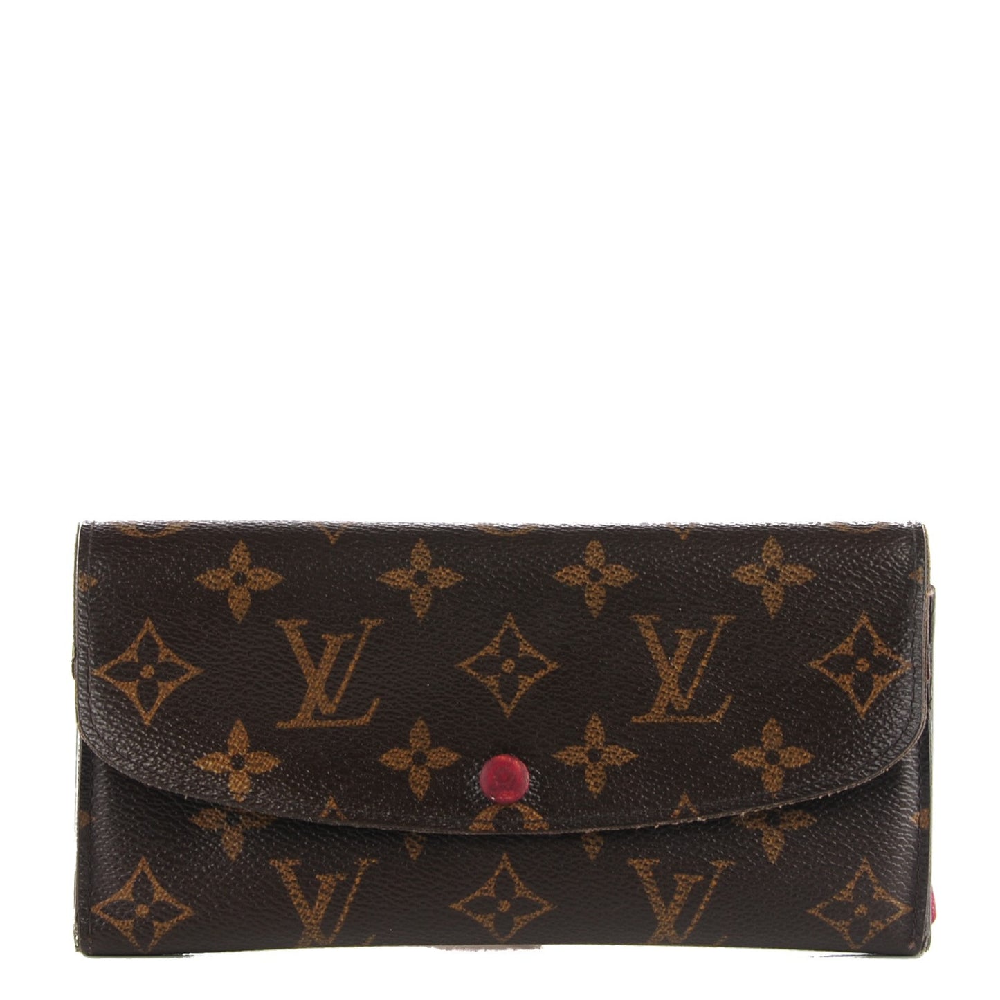 Monogram Emilie Wallet Red