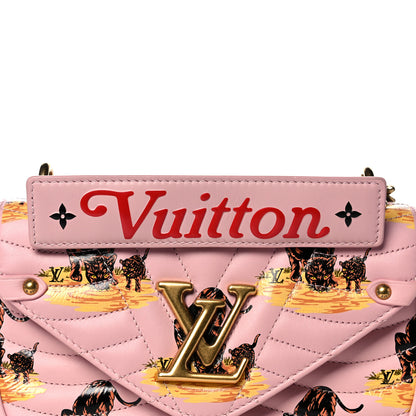 Louis Vuitton Calfskin Leopard Print New Wave Chain PM Light Pink 7 of 12