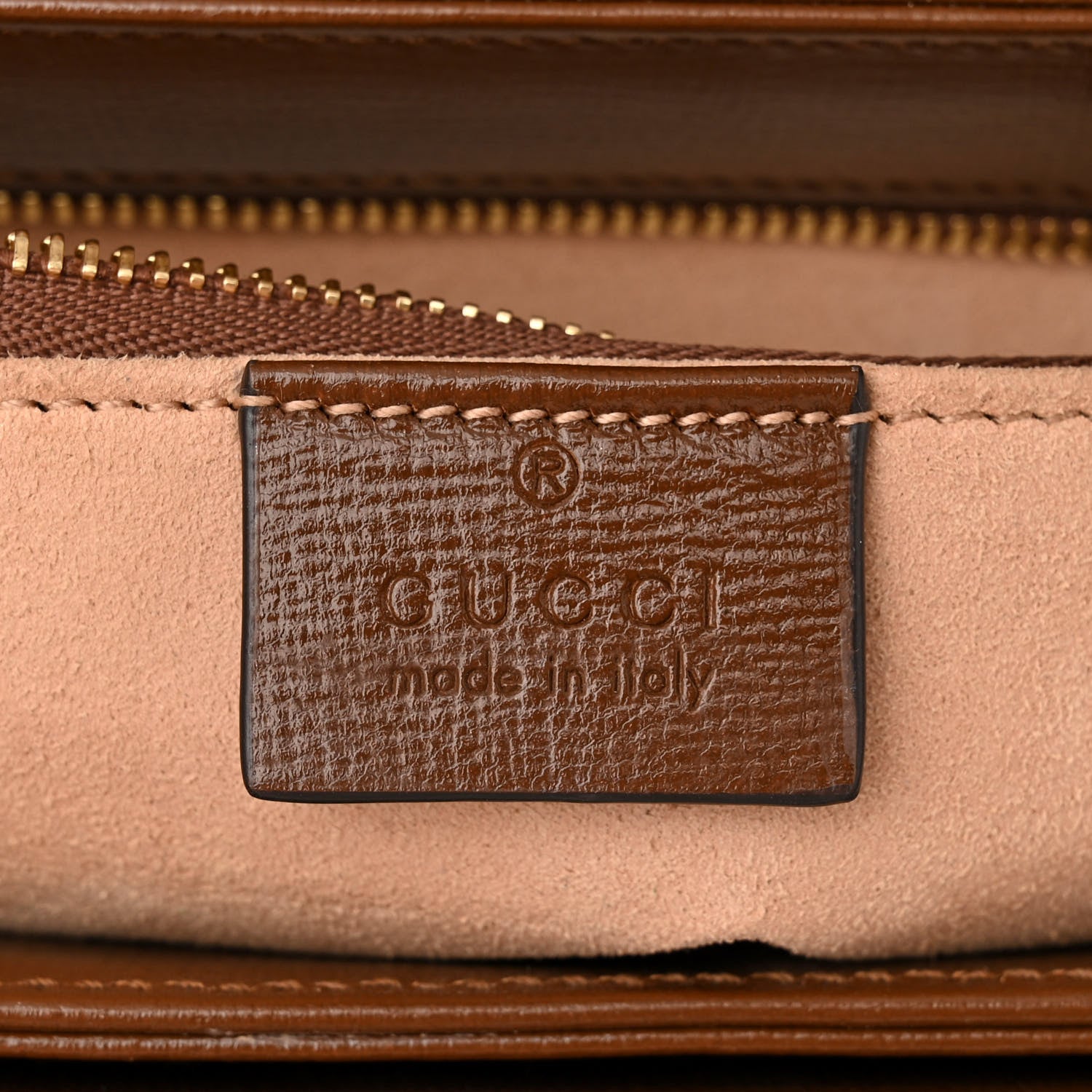 Gucci Azalea Calfskin Horsebit 1955 Shoulder Bag Brown Sugar 6 of 12