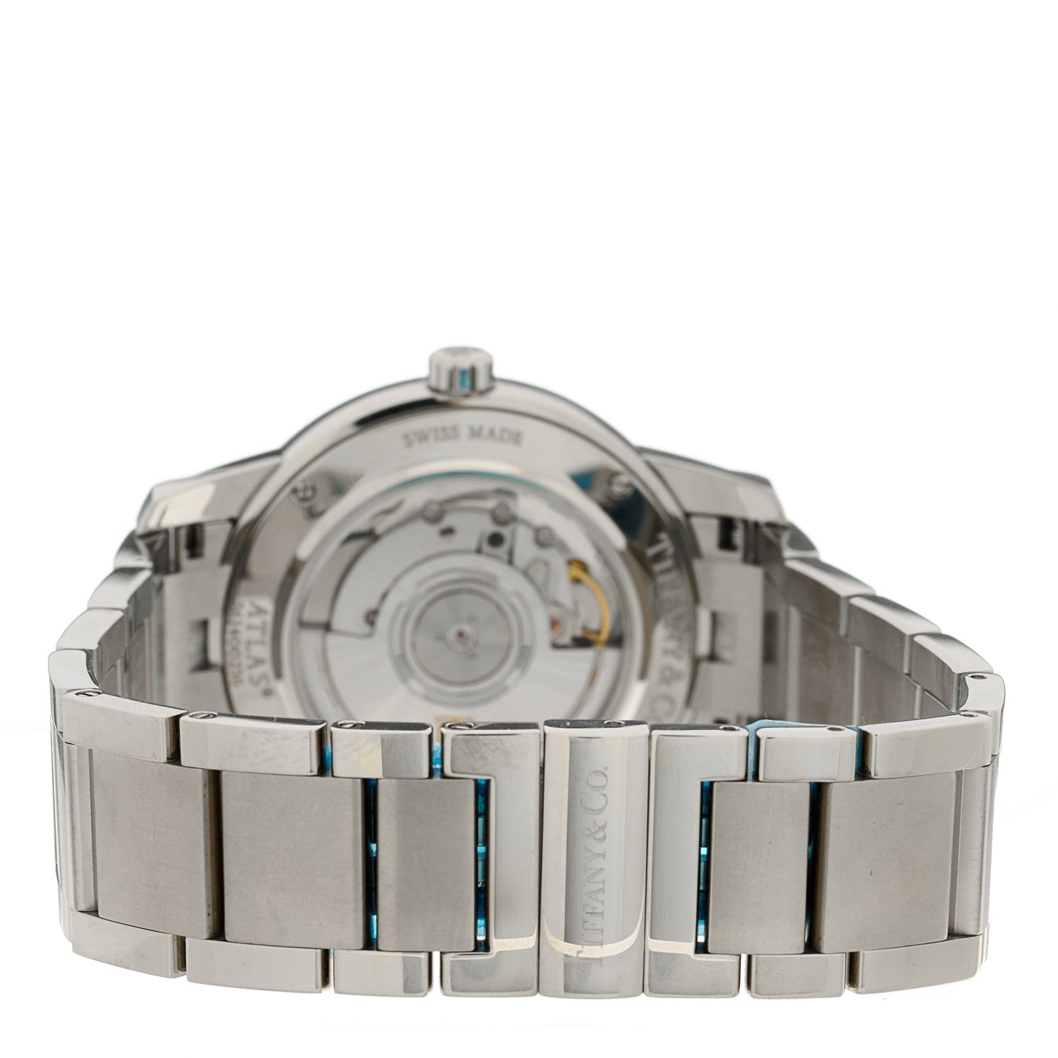 Tiffany Stainless Steel 37mm Atlas 3-Hand Automatic Watch 3 of 5