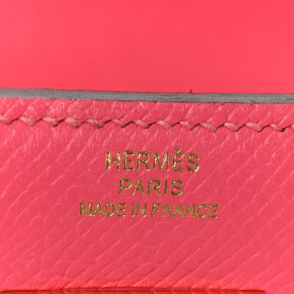 Hermes Epsom Medium Kelly Wallet Rose Extreme 6 of 12