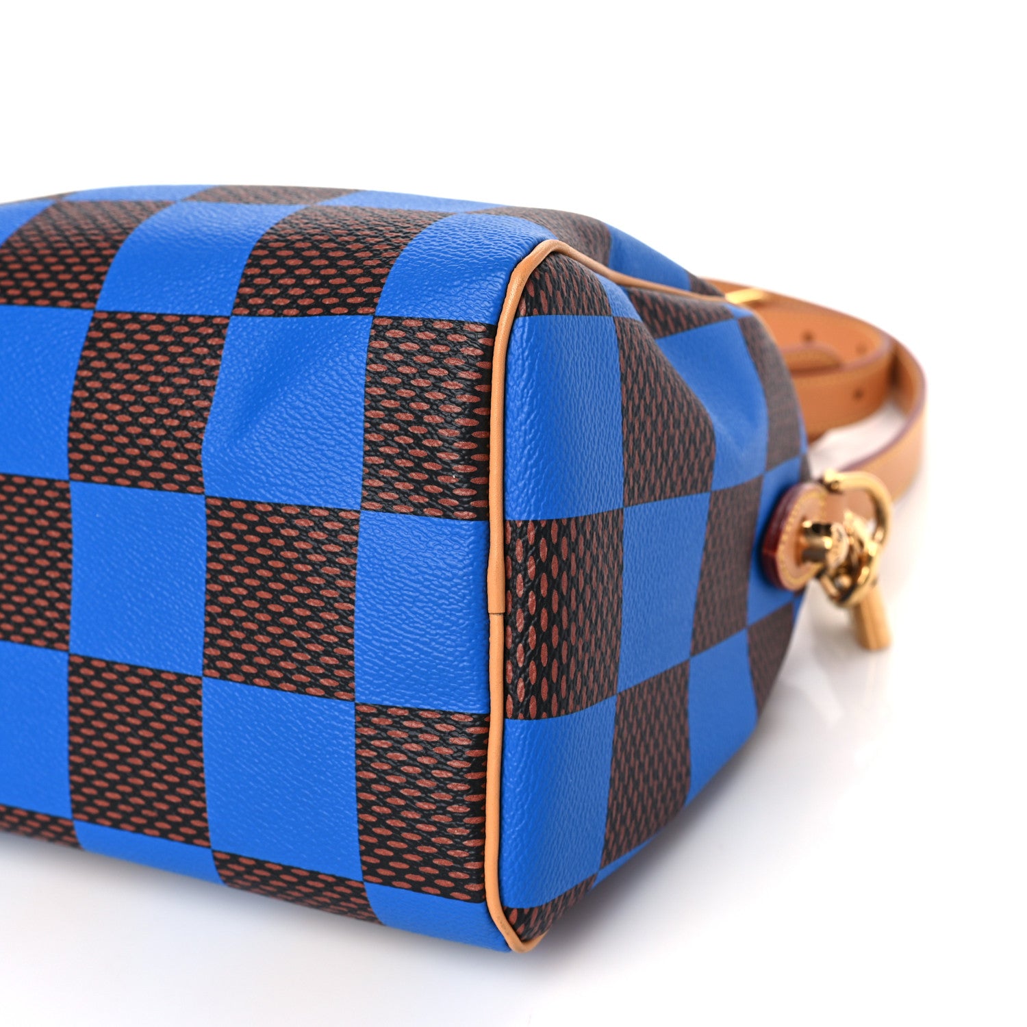 Louis Vuitton Damier Pop Speedy Bandouliere 25 Blue 8 of 8