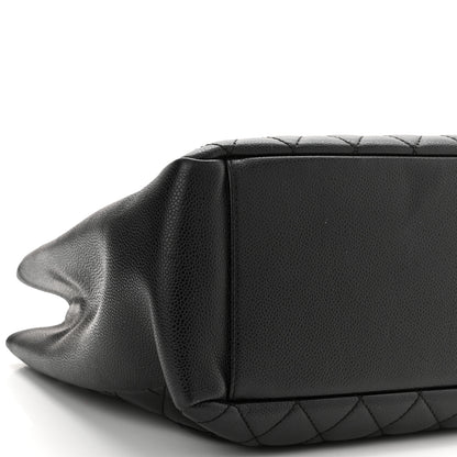 Chanel Caviar Quilted Grand Shopping Tote GST Black 10 of 12