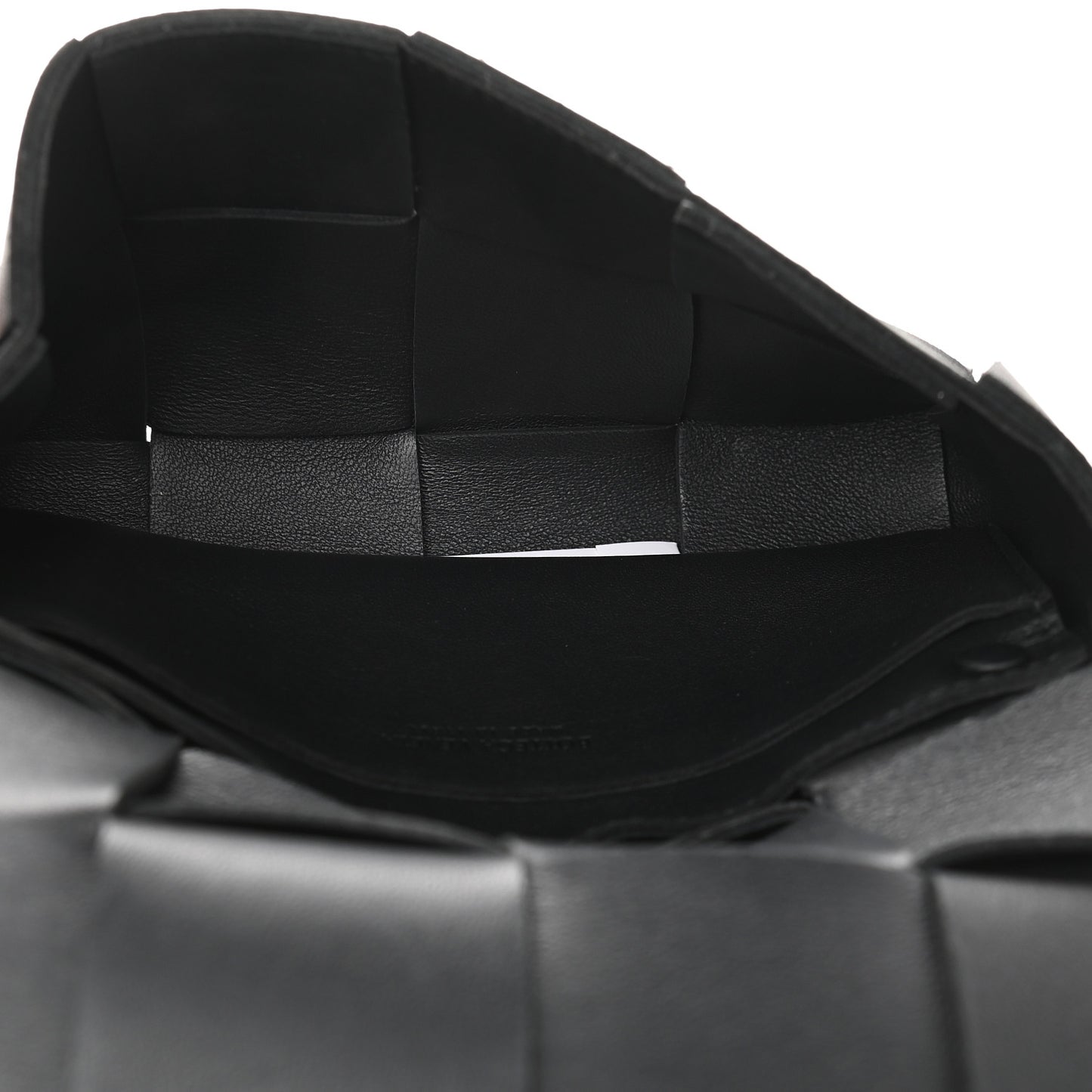 Nappa Maxi Intreccio The Belt Cassette Bag Black
