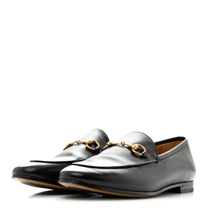 Gucci Calfskin Womens Jordaan Loafers 39 Black 4 of 11