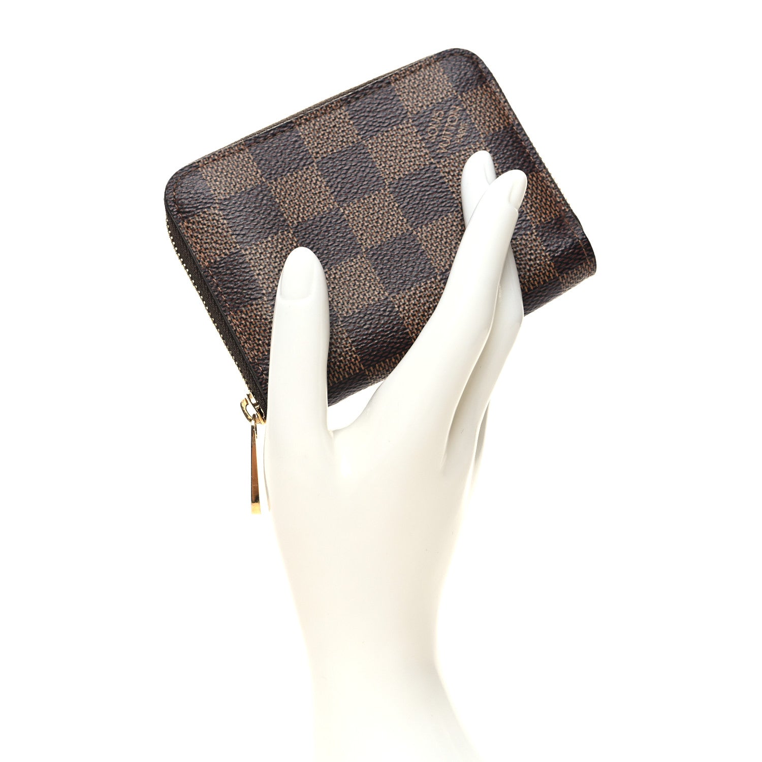 Louis Vuitton Damier Ebene Zippy Coin Purse 2 of 7