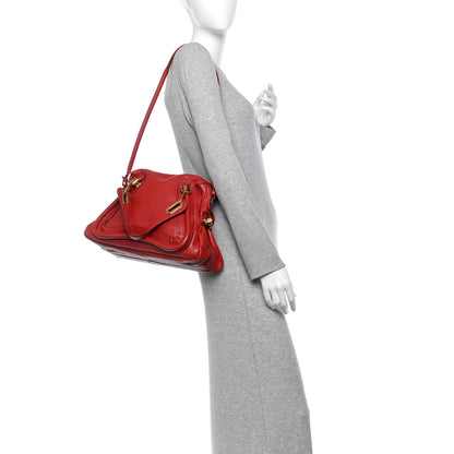 Chloe Calfskin Medium Paraty Red 2 of 11