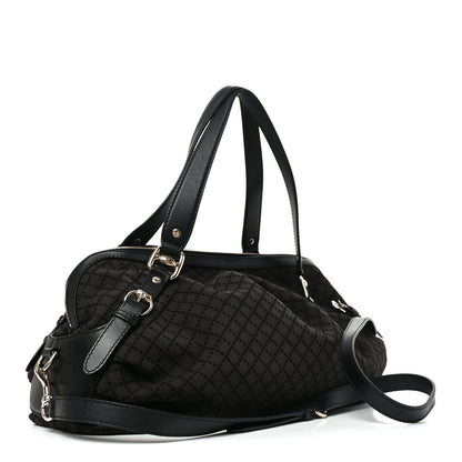 Gucci Diamante Bridle Tote Dark Brown 3 of 10