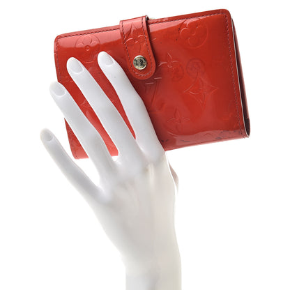 Louis Vuitton Vernis French Purse Wallet Pomme D'Amour 2 of 14