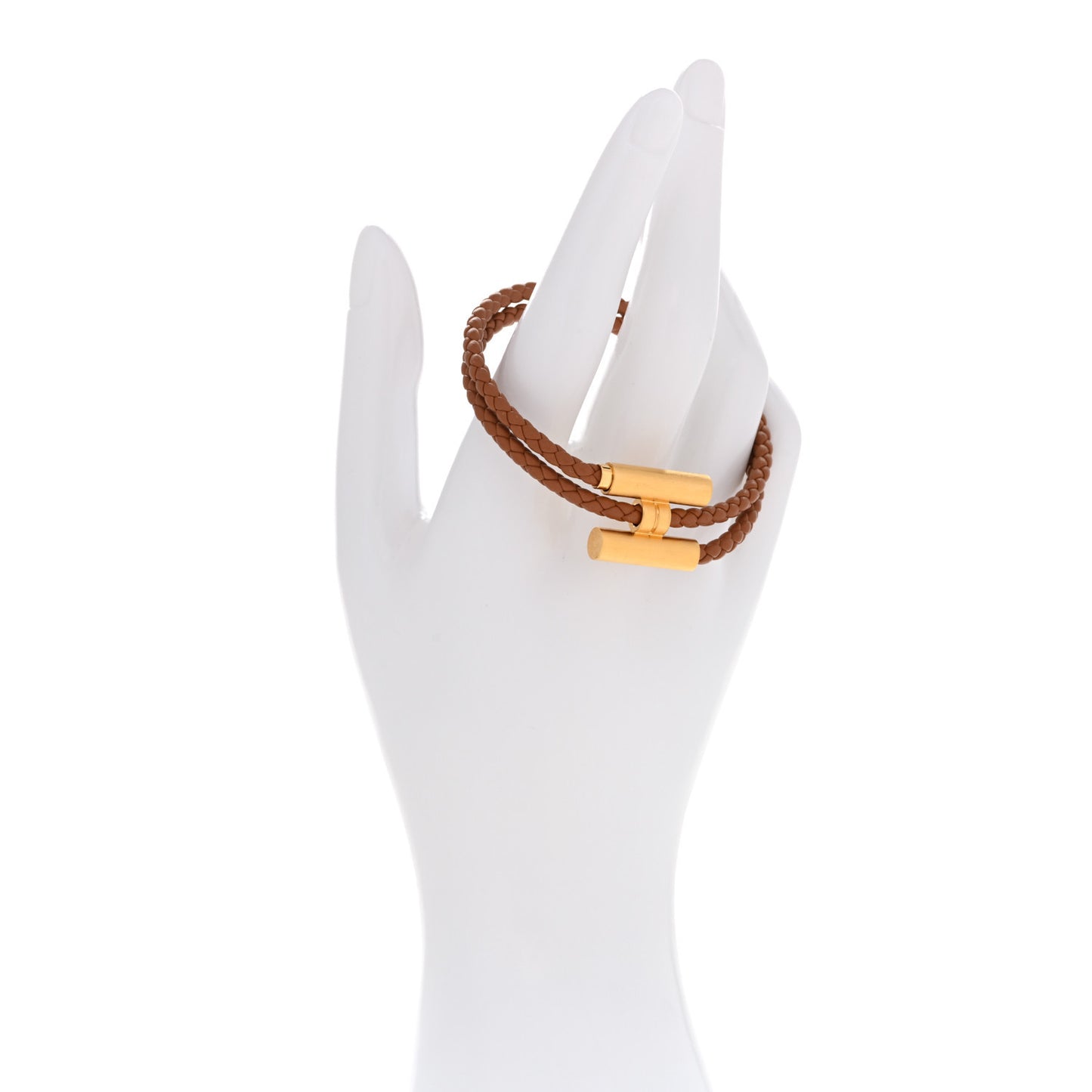 Swift Double Wrap Cord Tournis Tresse Bracelet Gold