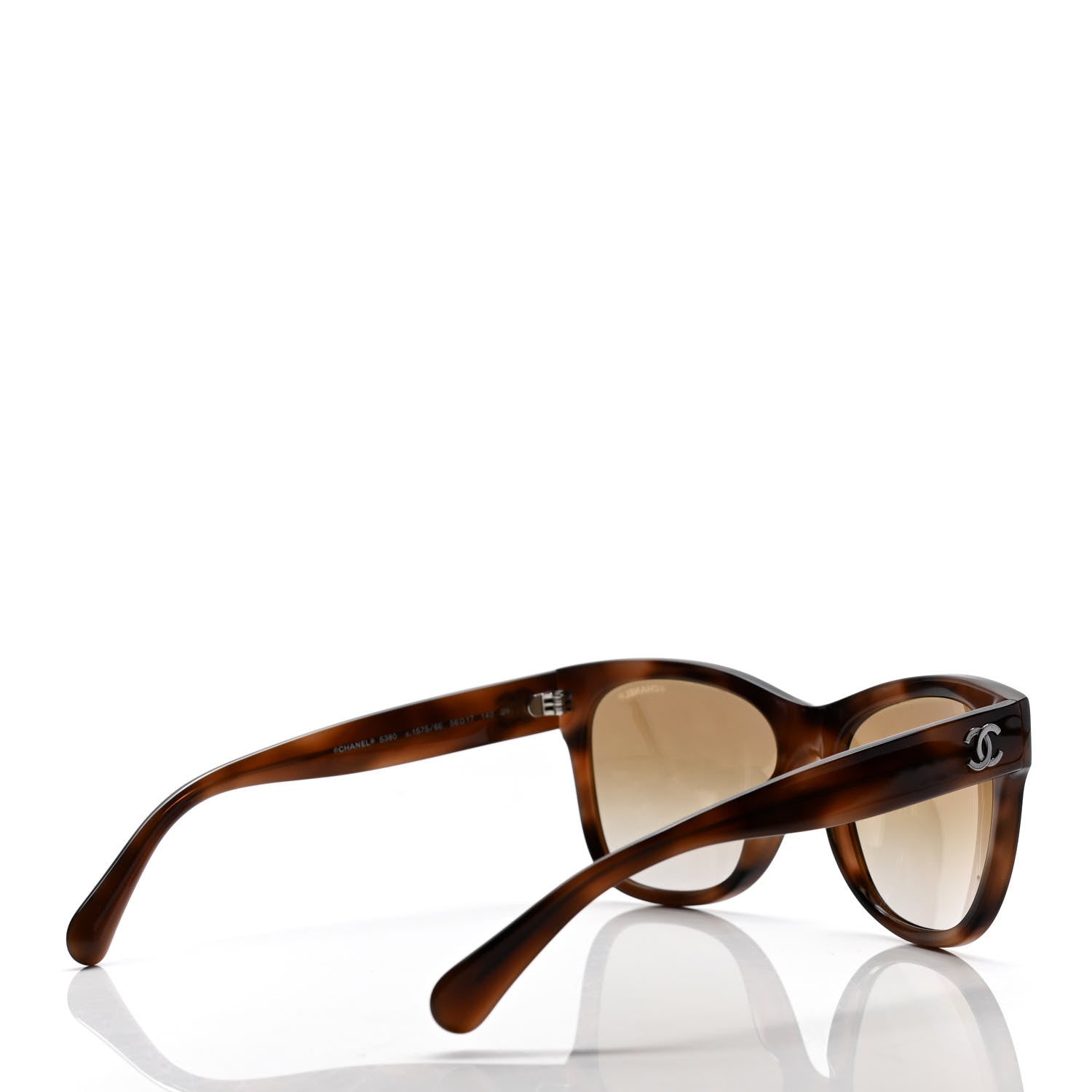 Chanel Acetate Mirrored Runway Square Sunglasses 5380 Dark Tortoise 5 of 5