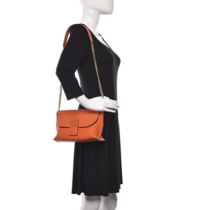 Loewe Goatskin Avenue Shoulder Bag Orange 2 of 13