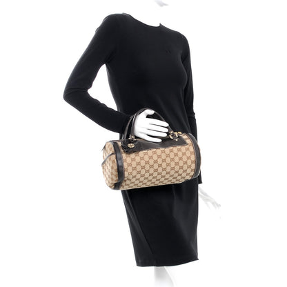 Gucci Monogram Trophy Satchel Ebony 2 of 8