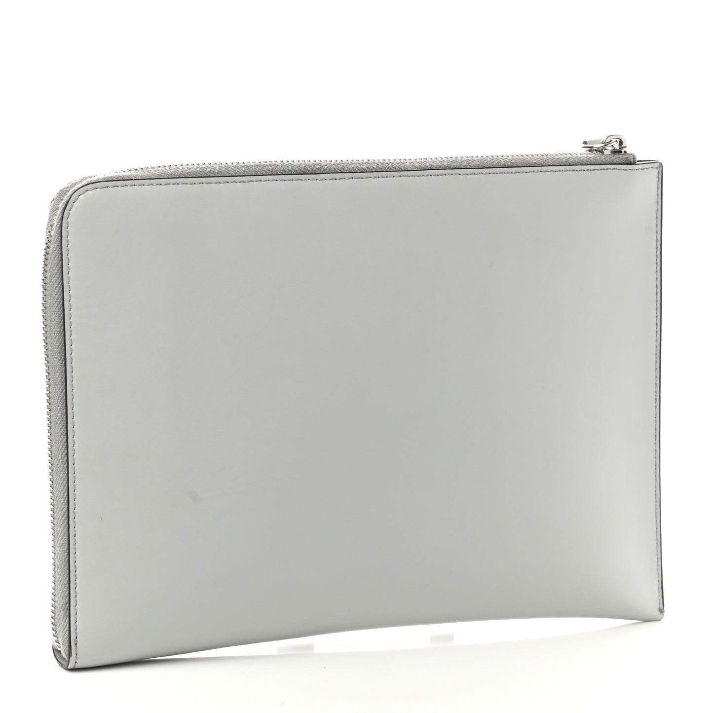 Vitello Liberty Fun Fair Studded Zip Around Pouch Grigio Perla Multicolor