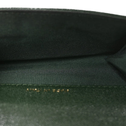 Chanel Caviar Chevron Quilted Boy Flap Card Holder Green 5 of 7