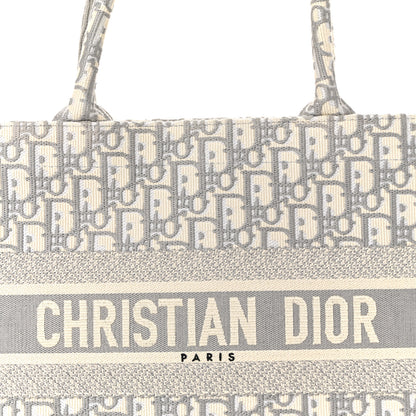 Christian Dior Oblique Medium Book Tote Grey 8 of 14