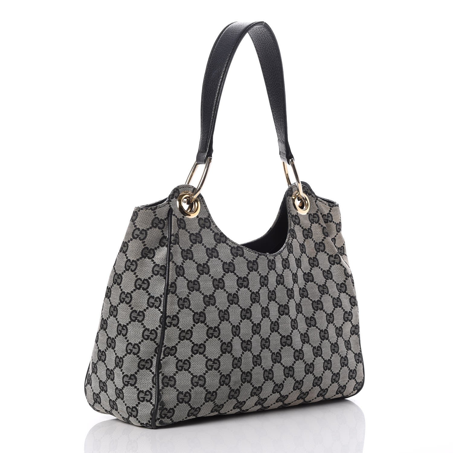 Gucci Monogram Hobo Navy 3 of 11