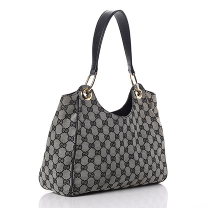 Gucci Monogram Hobo Navy 3 of 11