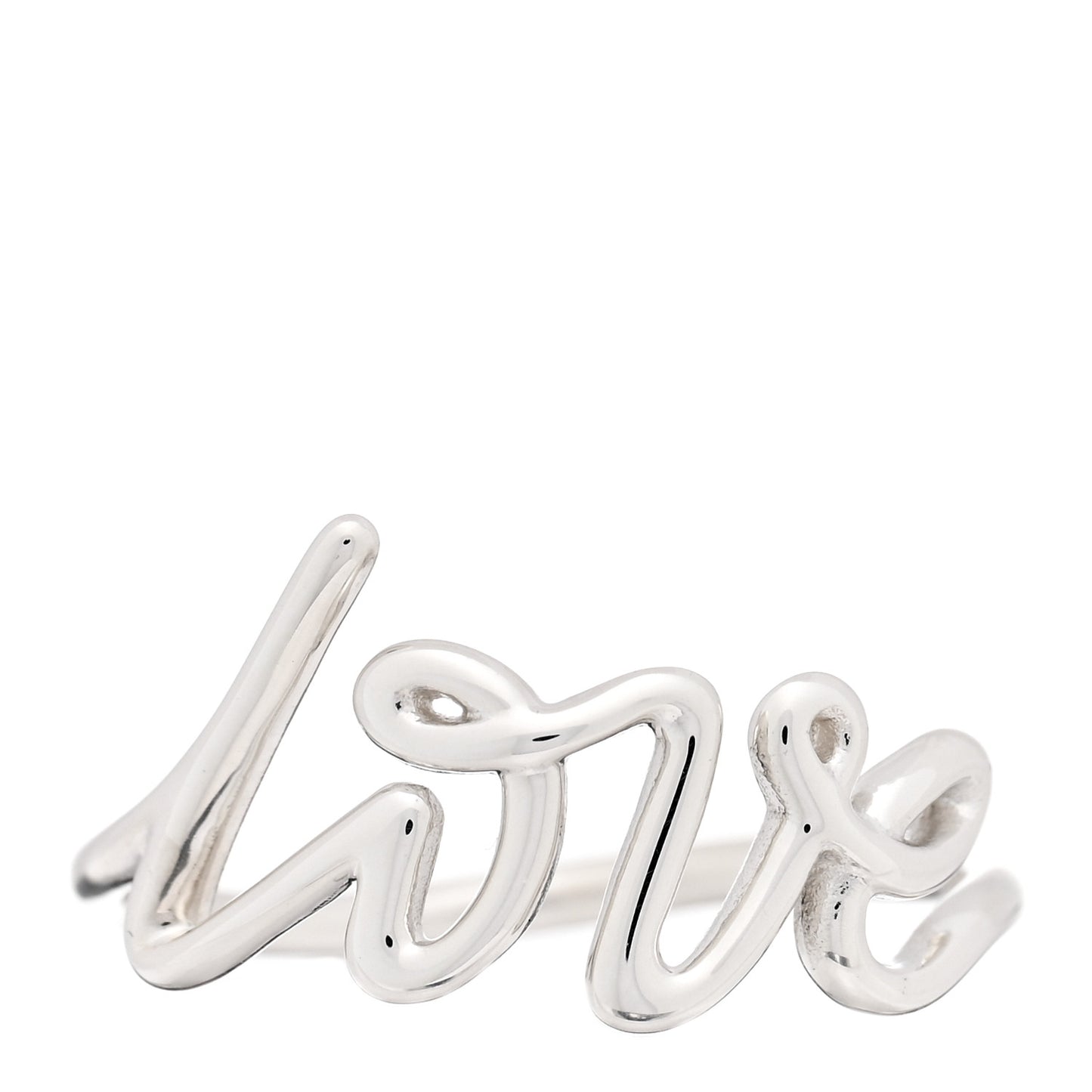 Sterling Silver Paloma Picasso Graffiti Love Ring 54 7