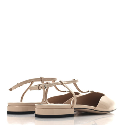 Gucci Vernice Crystal Double G Ballet Flat 41 Skin Rose 4 of 9
