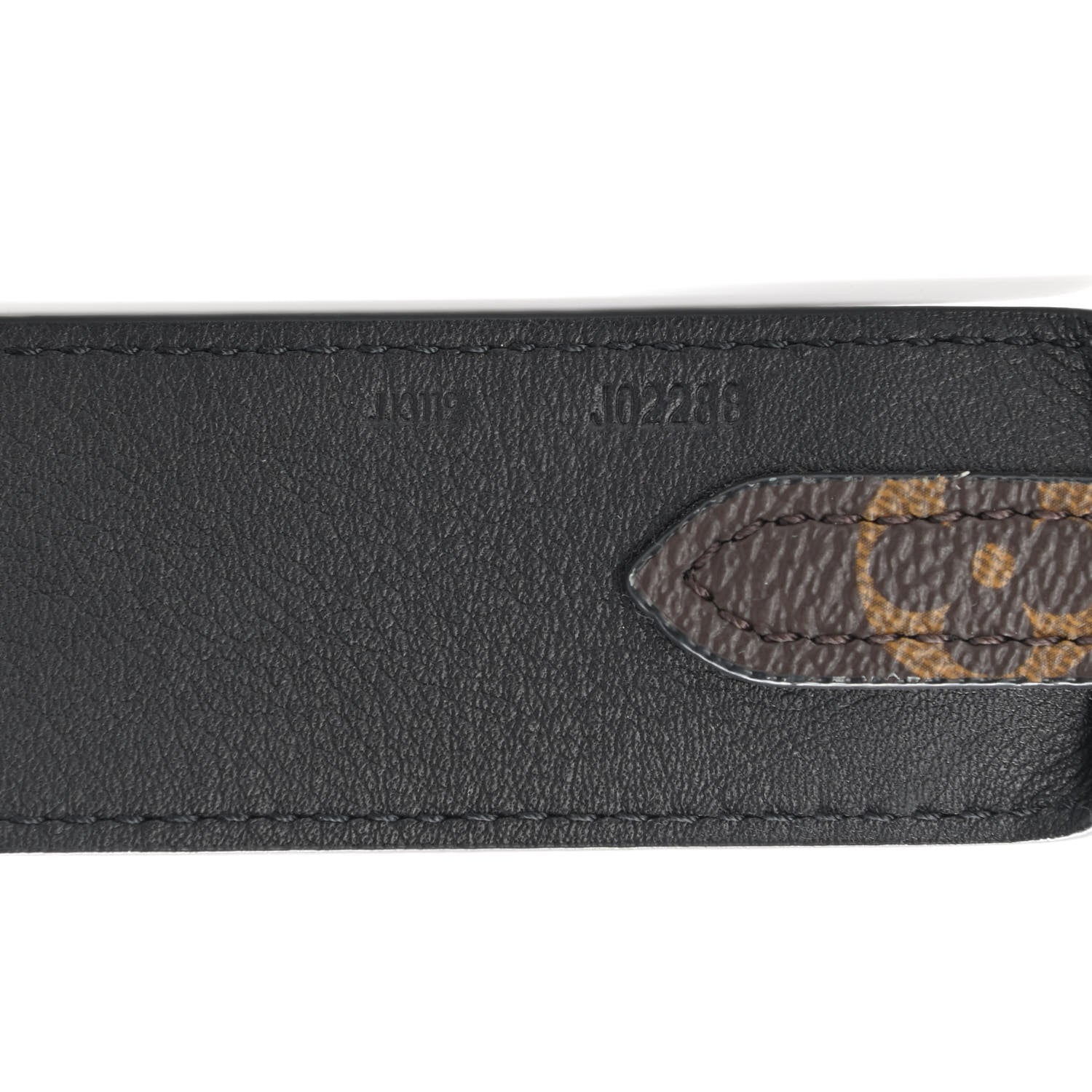 Louis Vuitton Monogram Bandouliere Shoulder Strap Black 5 of 6
