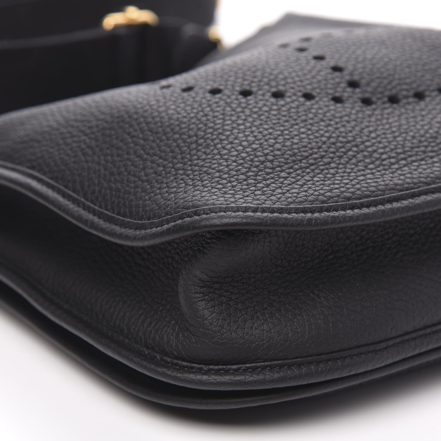 Hermes Taurillon Clemence Evelyne III PM Black 8 of 9