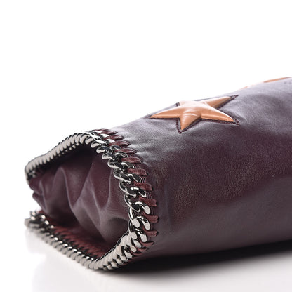Stella McCartney Alter Nappa Embossed Mini Star Falabella Tote Burgundy 6 of 10