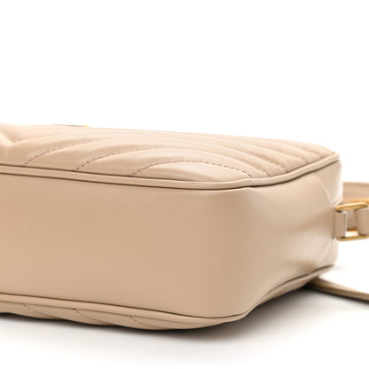 Saint Laurent Calfskin Matelasse Monogram Lou Camera Bag Dark Beige 10 of 13
