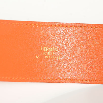 Hermes Chamonix Kelly Dog Bracelet Orange 3 of 5